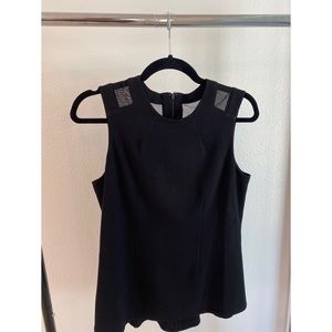 NIC+ZOE Black Peplum Top